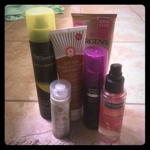 New to almost new beauty products
